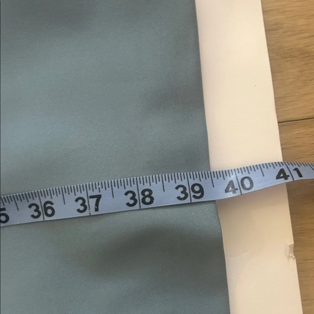 Chic Light Blue Women's Trench Coat - Picture 3 of 9